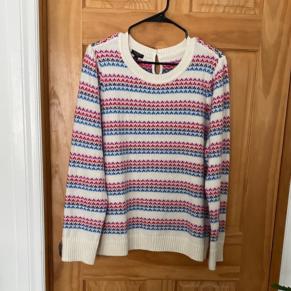 Talbots Multicolor Striped Sweater